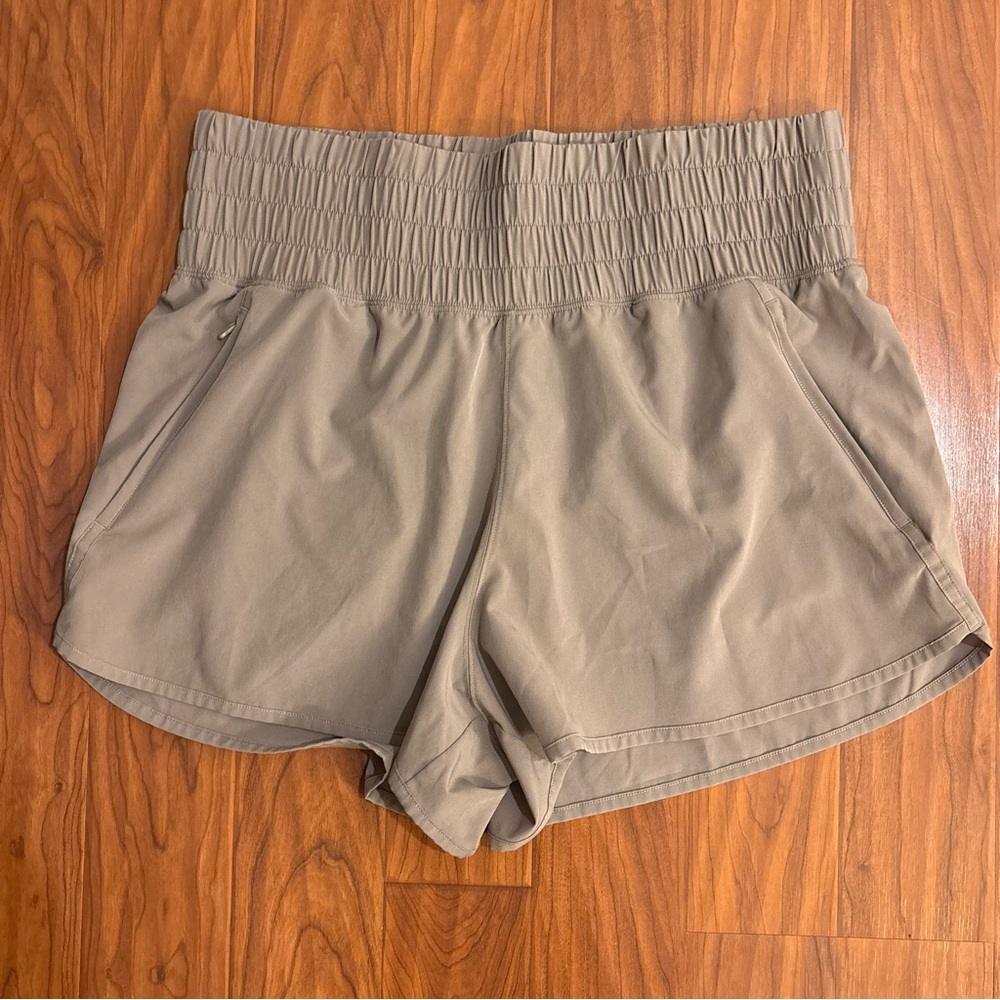 Abercrombie & Fitch Olive/Taupe Athletic Shorts